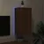 Produktbild 3 för Väggmonterad tv-bänk LED brun ek 40,5x35x80 cm