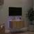 Produktbild 3 för Väggmonterad tv-bänk LED sonoma-ek 60x35x31 cm