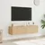 Produktbild 4 för Väggmonterad tv-bänk LED 2 st sonoma-ek 60x35x31 cm