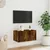 Produktbild 4 för Väggmonterad tv-bänk LED rökfärgad ek 60x35x31 cm