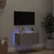 Produktbild 3 för Väggmonterad tv-bänk LED grå sonoma 60x35x31 cm