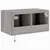 Produktbild 11 för Väggmonterad tv-bänk LED grå sonoma 60x35x31 cm