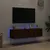 Produktbild 3 för Väggmonterad tv-bänk LED 2 st brun ek 60x35x31 cm
