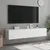 Produktbild 4 för Väggmonterad tv-bänk LED 2 st vit 80x35x31 cm