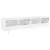 Produktbild 11 för Väggmonterad tv-bänk LED 2 st vit 80x35x31 cm