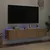 Produktbild 3 för Väggmonterad tv-bänk LED 2 st sonoma-ek 80x35x31 cm