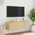 Produktbild 6 för Väggmonterad tv-bänk LED sonoma-ek 100x35x31 cm