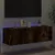 Produktbild 4 för Väggmonterad tv-bänk LED rökfärgad ek 100x35x31 cm