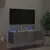 Produktbild 5 för Väggmonterad tv-bänk LED grå sonoma 100x35x31 cm