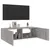Produktbild 8 för Väggmonterad tv-bänk LED grå sonoma 100x35x31 cm