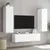 Produktbild 6 för Väggmonterad tv-bänk LED vit 60x35x41 cm