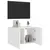 Produktbild 7 för Väggmonterad tv-bänk LED vit 60x35x41 cm