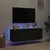 Produktbild 4 för Väggmonterad tv-bänk LED 2 st svart 60x35x41 cm 