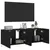 Produktbild 7 för Väggmonterad tv-bänk LED 2 st svart 60x35x41 cm 