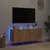 Produktbild 4 för Väggmonterad tv-bänk LED 2 st sonoma-ek 60x35x41 cm