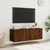 Produktbild 4 för Väggmonterad tv-bänk LED 2 st brun ek 60x35x41 cm