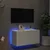 Produktbild 4 för Väggmonterad tv-bänk LED vit 80x35x41 cm