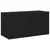 Produktbild 3 för Väggmonterad tv-bänk LED svart 80x35x41 cm