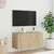 Produktbild 5 för Väggmonterad tv-bänk LED sonoma-ek 80x35x41 cm