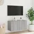 Produktbild 5 för Väggmonterad tv-bänk LED grå sonoma 80x35x41 cm