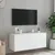 Produktbild 5 för Väggmonterad tv-bänk LED vit 100x35x41 cm