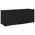 Produktbild 3 för Väggmonterad tv-bänk LED svart 100x35x41 cm