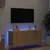 Produktbild 4 för Väggmonterad tv-bänk LED sonoma-ek 100x35x41 cm