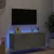 Produktbild 4 för Väggmonterad tv-bänk LED betonggrå 100x35x41 cm