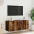 Produktbild 5 för Väggmonterad tv-bänk LED rökfärgad ek 100x35x41 cm