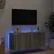Produktbild 4 för Väggmonterad tv-bänk LED grå sonoma 100x35x41 cm