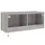Produktbild 11 för Väggmonterad tv-bänk LED grå sonoma 100x35x41 cm