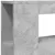 Produktbild 9 för Sänggavel LED betonggrå 100x18,5x103,5 cm konstruerat trä