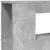 Produktbild 9 för Sänggavel LED betonggrå 120x18,5x103,5 cm konstruerat trä