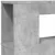 Produktbild 9 för Sänggavel LED betonggrå 140x18,5x103,5 cm konstruerat trä