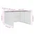 Produktbild 10 för Garage för robotgräsklippare brun 86x90x52/57 cm konstrotting