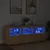 Produktbild 3 för Skänk med LED-belysning sonoma-ek 181,5x37x67 cm