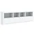 Produktbild 5 för Skänk med LED-belysning vit 202x37x67 cm