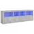Produktbild 2 för Skänk med LED-belysning betonggrå 202x37x67 cm