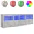 Produktbild 5 för Skänk med LED-belysning betonggrå 202x37x67 cm