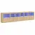 Produktbild 2 för Skänk med LED-belysning sonoma-ek 283x37x67 cm