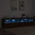 Produktbild 3 för Skänk med LED-belysning rökfärgad ek 283x37x67 cm