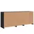 Produktbild 9 för Skänk med LED-belysning svart 162x37x67 cm