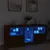 Produktbild 3 för Skänk med LED-belysning brun ek 162x37x67 cm