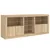 Produktbild 5 för Skänk med LED-belysning sonoma-ek 181,5x37x67 cm