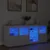 Produktbild 4 för Skänk med LED-belysning vit 164x37x67 cm