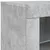 Produktbild 11 för Skänk med LED-belysning betonggrå 123x37x67 cm