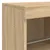 Produktbild 12 för Skänk med LED-belysning sonoma-ek 163x37x67 cm
