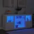 Produktbild 4 för Skänk med LED-belysning vit 142,5x37x67 cm