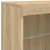 Produktbild 12 för Skänk med LED-belysning sonoma-ek 142,5x37x67 cm