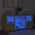 Produktbild 4 för Skänk med LED-belysning sonoma-ek 142,5x37x67 cm